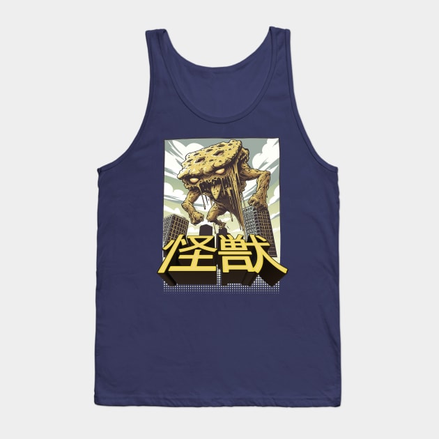 Pizza Monster Tank Top by NineBlack